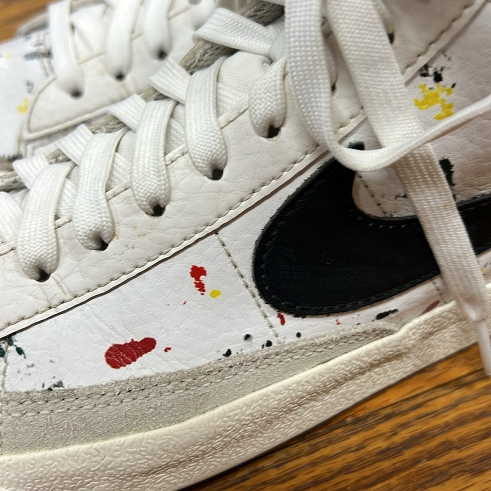 NIKE | Blazer Mid ‘77 Paint Splatter high tops/sneakers/shoes - Picture 9 of 11